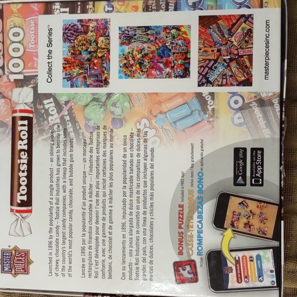 Puzzle, 1000 piece, Tootsie Roll, Like New - Picture 3 of 5